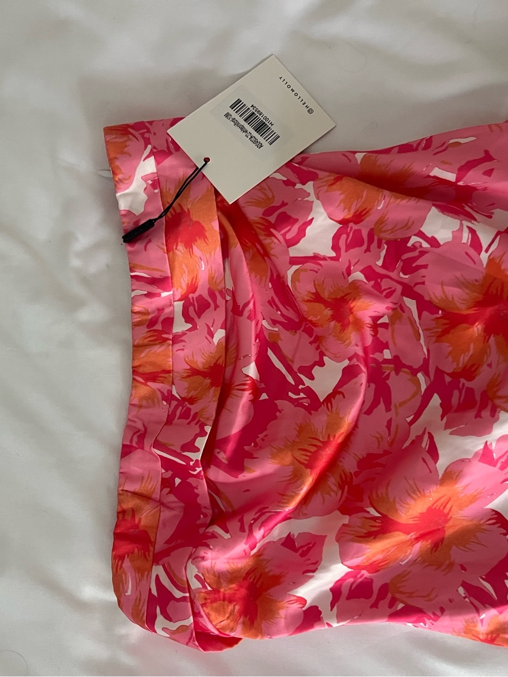 Hello Molly Pink & Coral Floral Strapless Maxi Dress - Picture 6 of 8